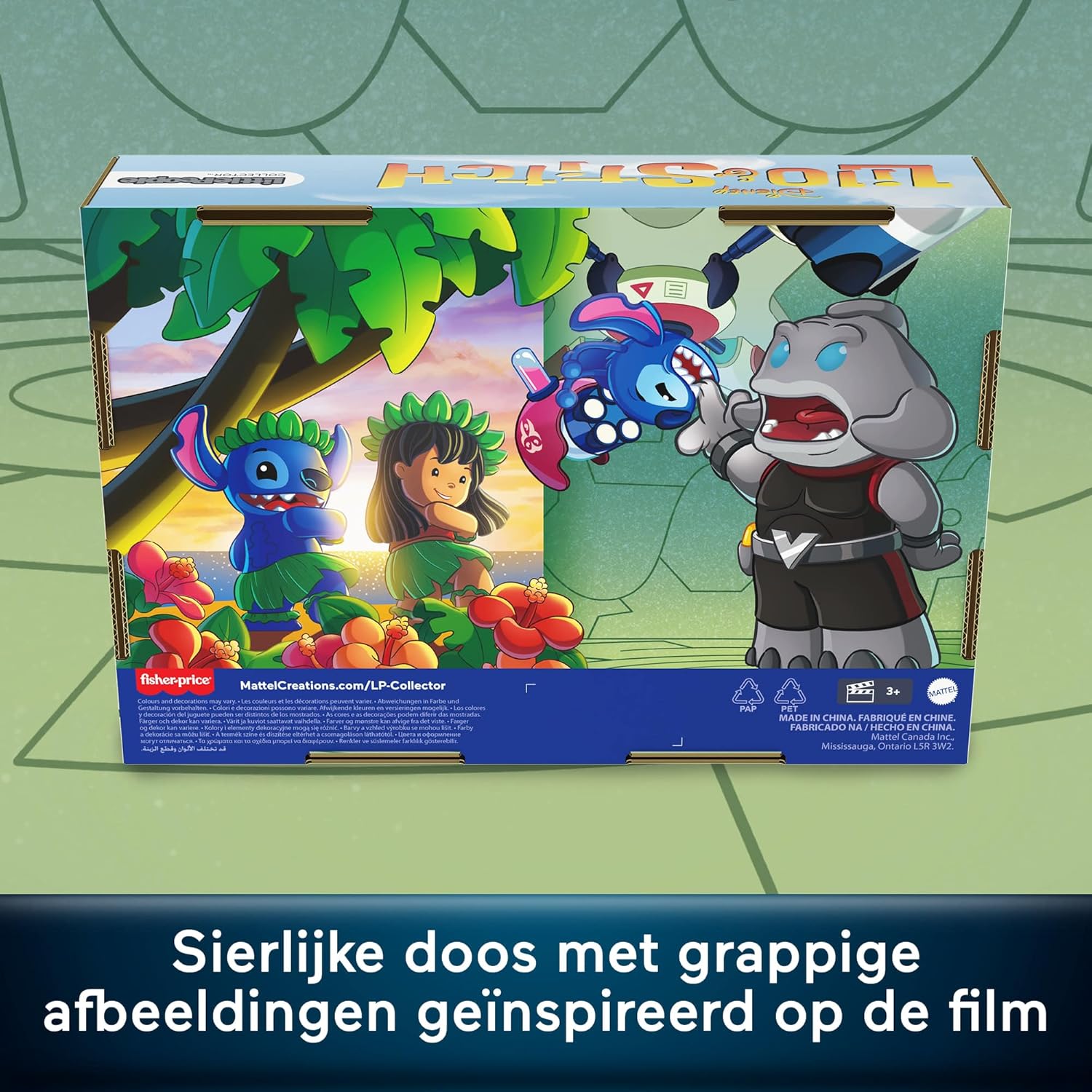 Little People Collector Lilo en Stitch Speciale Uitgaveset voor Volwassenen en Fans, 4 Figuren in een Vensterverpakking, JFC77