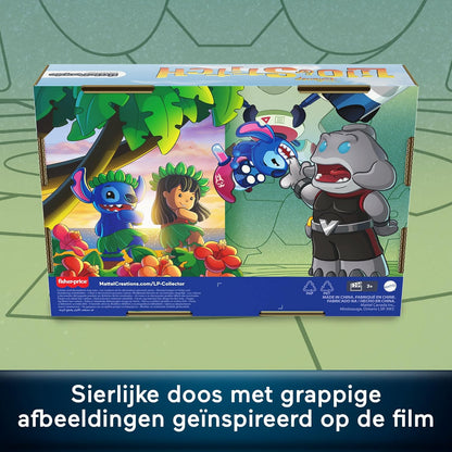 Little People Collector Lilo en Stitch Speciale Uitgaveset voor Volwassenen en Fans, 4 Figuren in een Vensterverpakking, JFC77