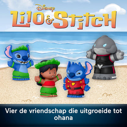 Little People Collector Lilo en Stitch Speciale Uitgaveset voor Volwassenen en Fans, 4 Figuren in een Vensterverpakking, JFC77