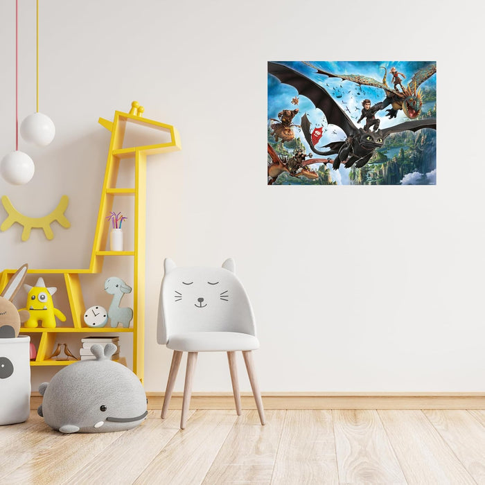 Ravensburger How to Train your Dragon XXL 150 piece Jigsaw Puzzle for Adults and Kids Age 7 Years Up