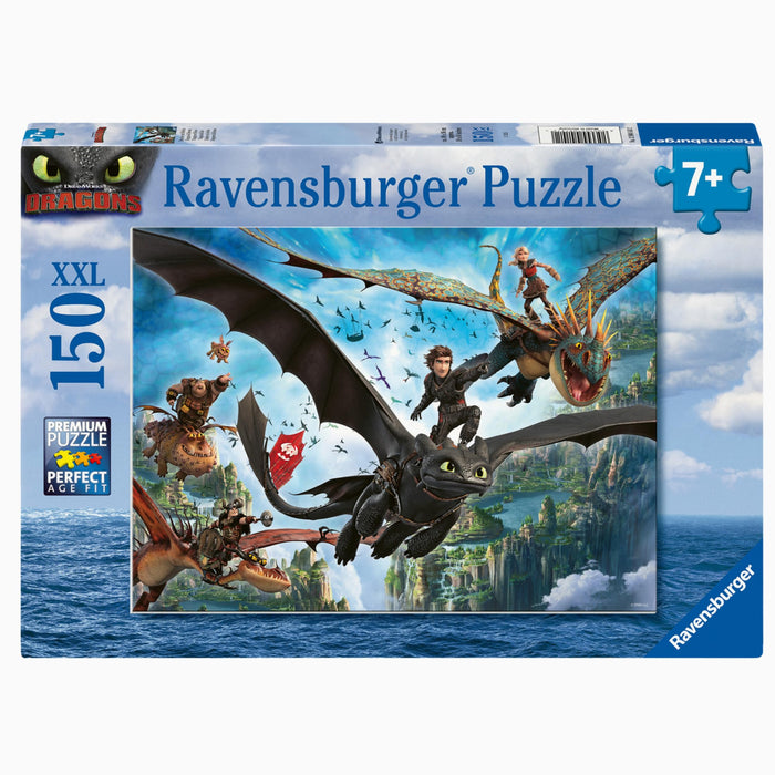 Ravensburger How to Train your Dragon XXL 150 piece Jigsaw Puzzle for Adults and Kids Age 7 Years Up