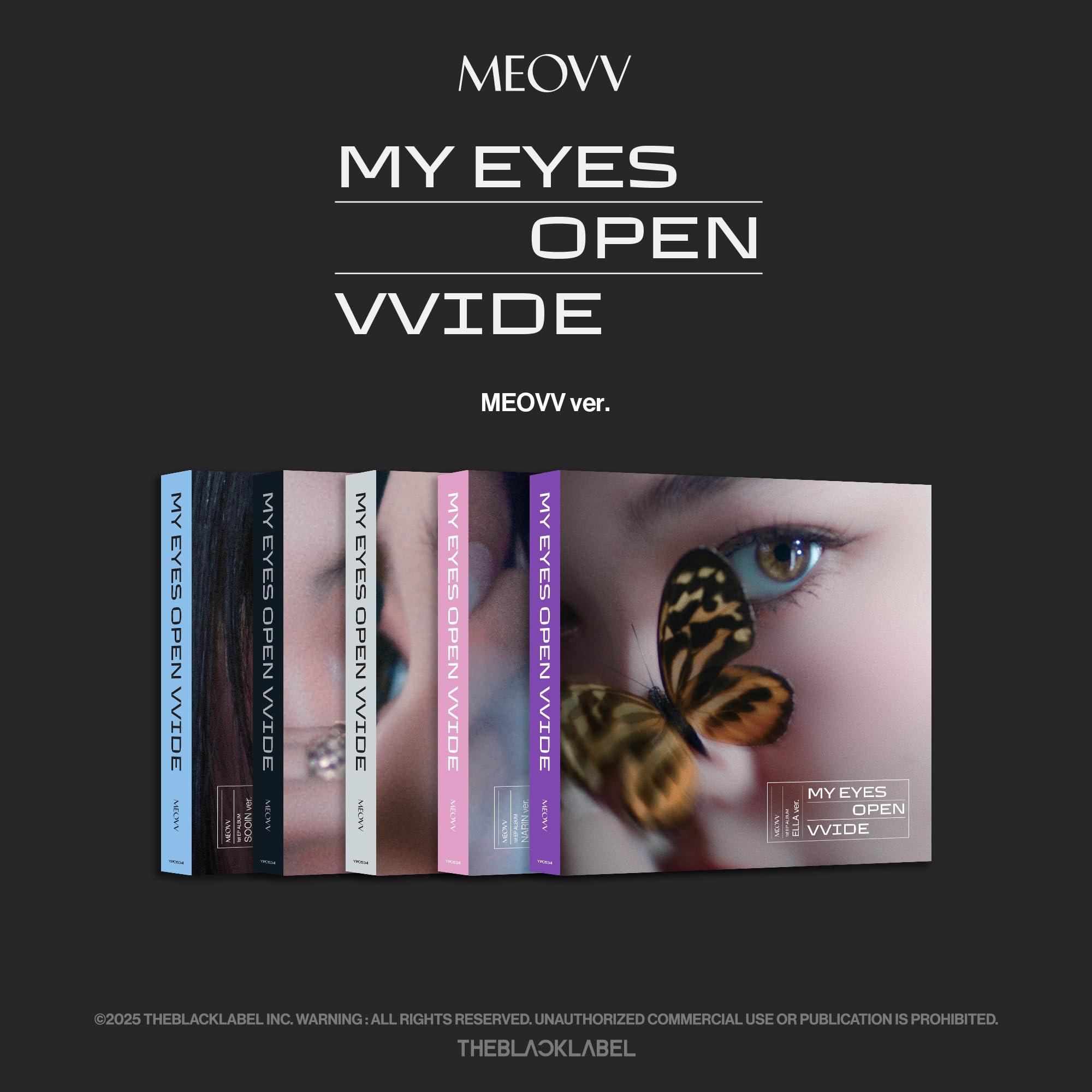 My Eyes Open Vvide - Meovv Version - Random Cover - incl. Photobook, Paper Doll Kit + Photocard