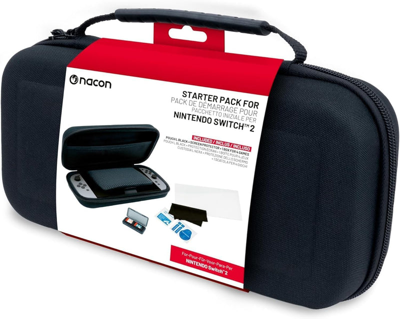 Nintendo Switch 2 - Nacon Beschermhoes Starter Pack (Black) (Switch2)