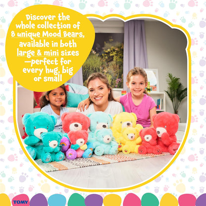 Mood Bears® Happy Bear (Mini) – Soft Yellow Teddy Bear for Kids & Adults, Cute Plush Toy for Birthday, Love & Positivity