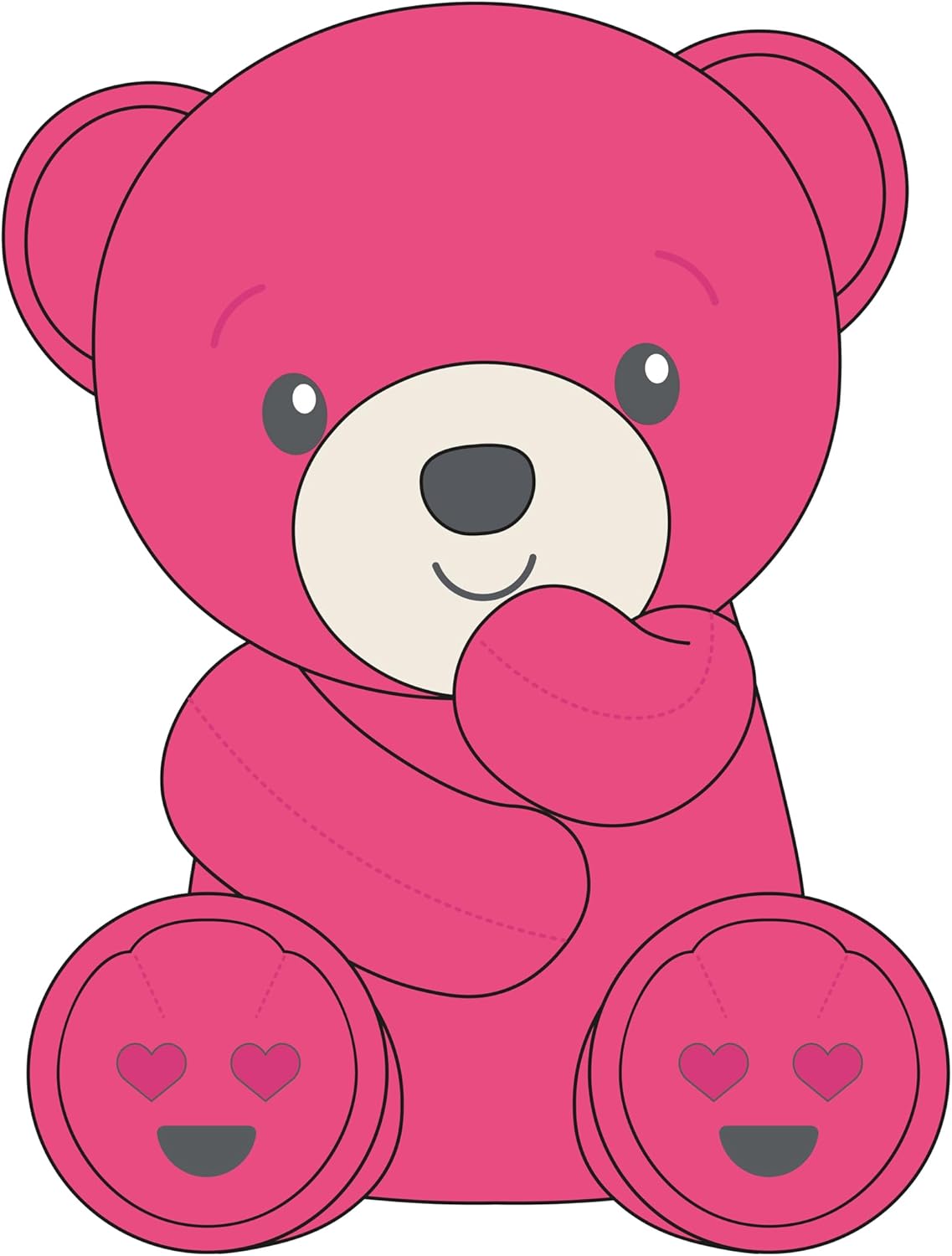 Mood Bears® Love Bear (Mini) – Vibrant Red Teddy Bear for Kids & Adults, Emotional Support Plush for Connection & Comfort