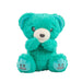 Mood Bears® Nervous Bear (Mini) – Teal Teddy Bear for Kids & Adults, Emotional Support Plush for Overcoming Worries & Building Confidence