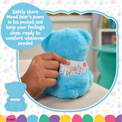 Mood Bears® Sad Bear (Mini) – Light Blue Teddy Bear for Kids & Adults, Emotional Support Plush for Comfort & Well-Being