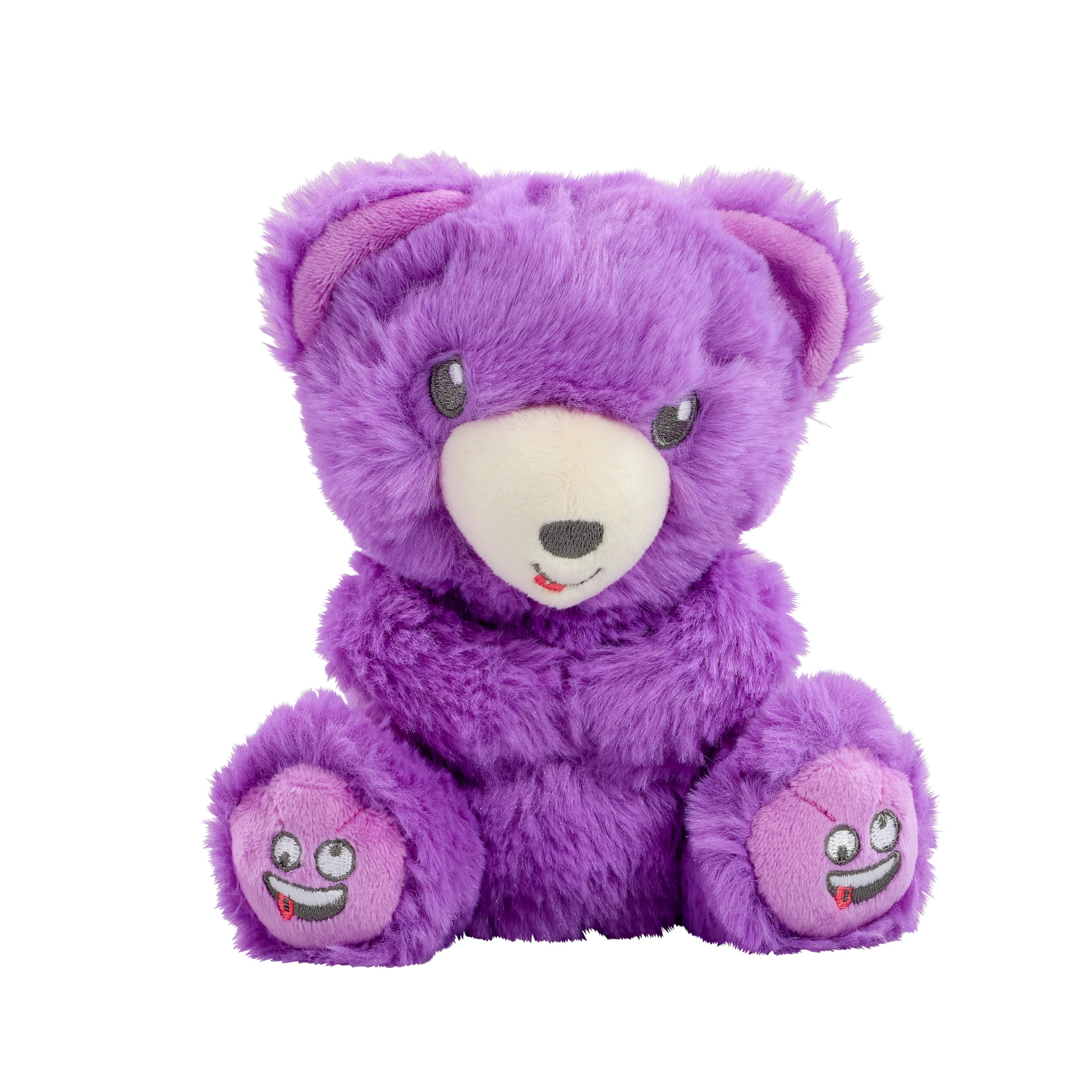 Mood Bears® Silly Bear (Mini) – Purple Teddy Bear for Kids & Adults, Emotional Support Plush for Lightening Moods & Sharing Laughter