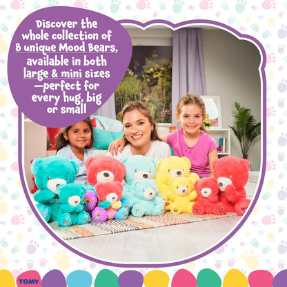 Mood Bears® Silly Bear (Mini) – Purple Teddy Bear for Kids & Adults, Emotional Support Plush for Lightening Moods & Sharing Laughter