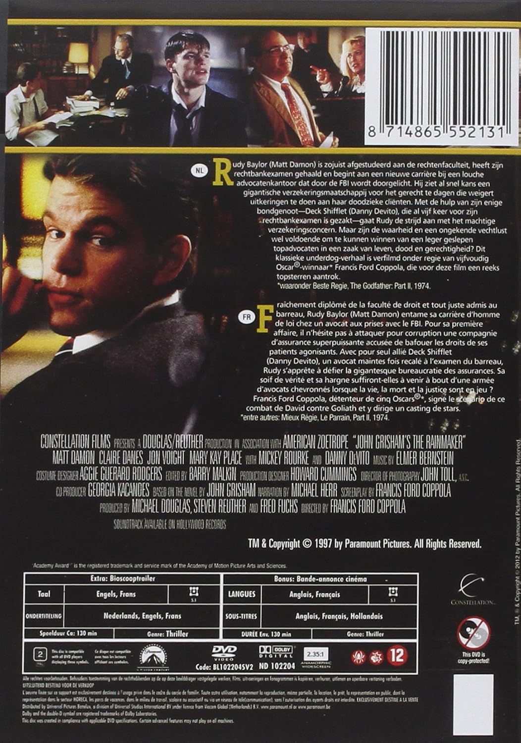 The Rainmaker (DVD) 2007