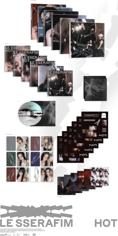 Le Sserafim - 5Th Mini Album [Hot] (Compact Ver.)