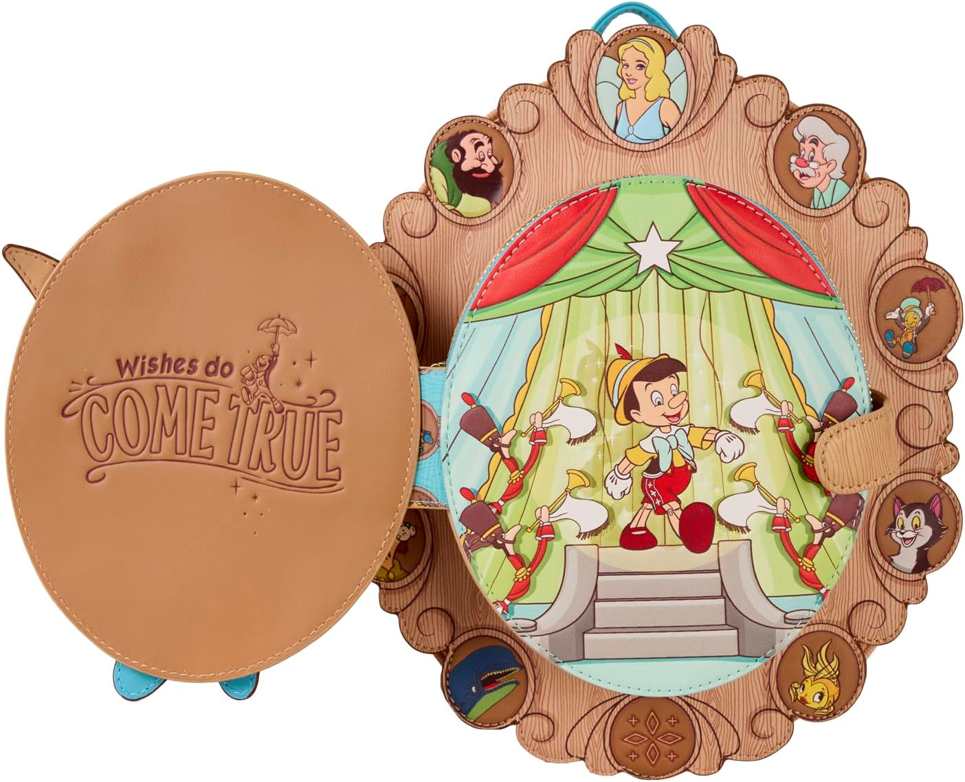 Loungefly Disney Pinocchio Cameo Mini Zaino