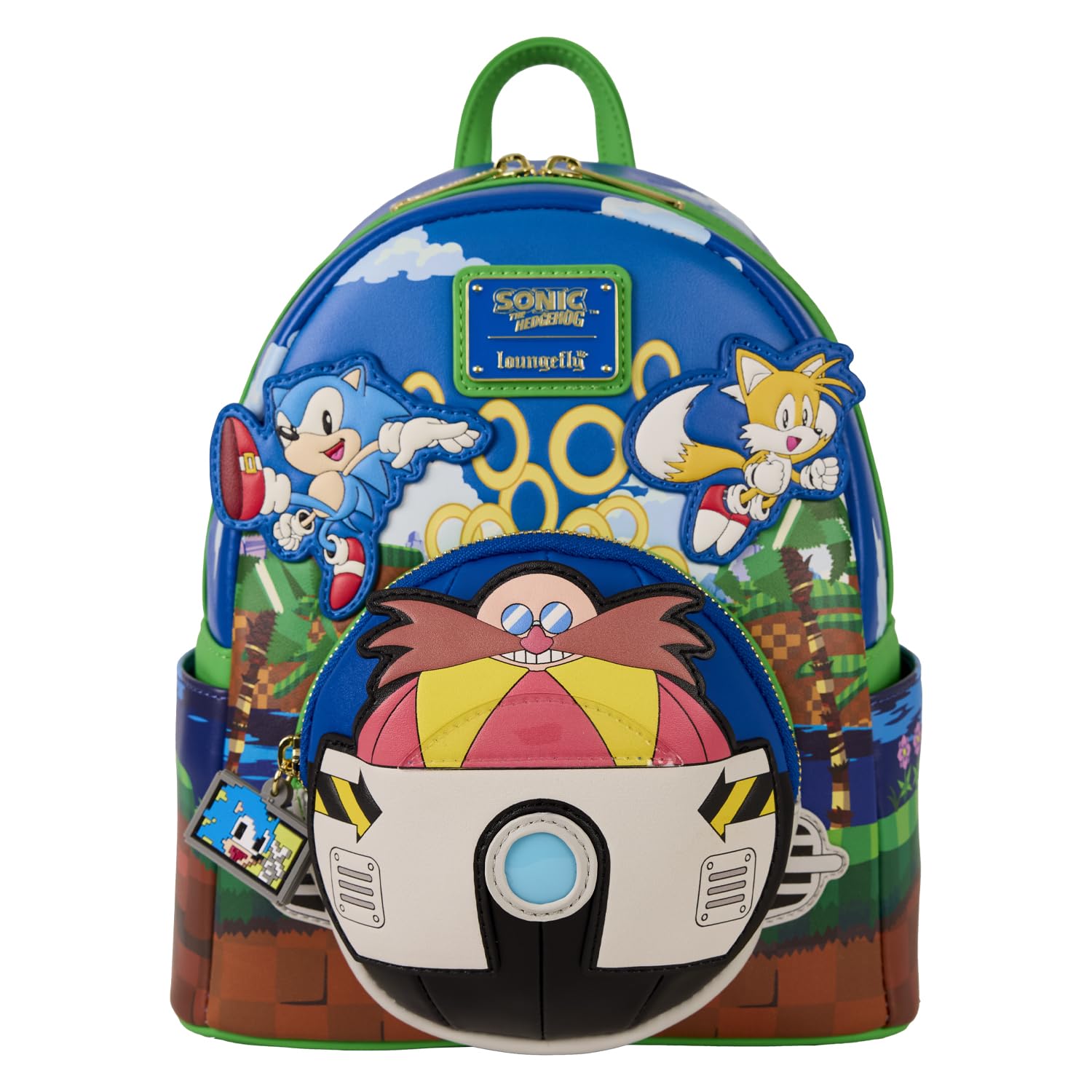 Loungefly Sega Sonic The Hedgehog Mini Backpack