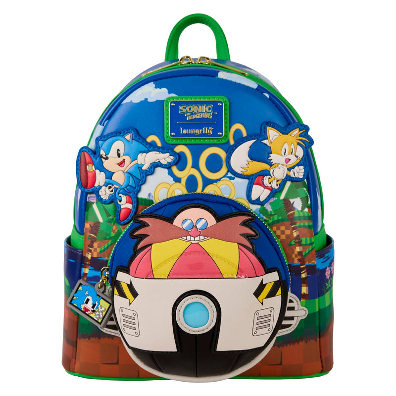 Loungefly Sega Sonic The Hedgehog Mini Backpack