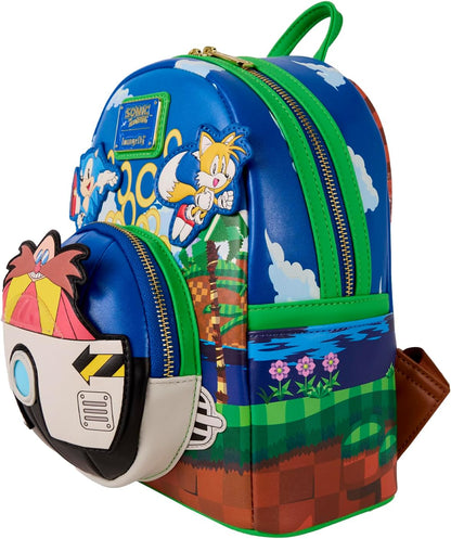Loungefly Sega Sonic The Hedgehog Mini Backpack