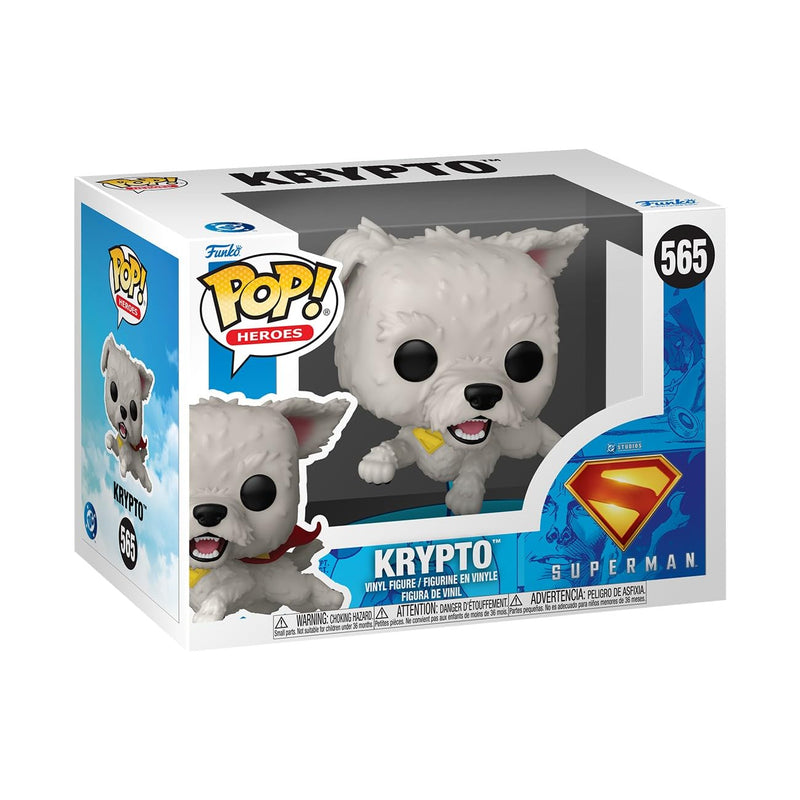 Funko Pop! DC: Superman 2025- Krypto - Figurine en Vinyle à Collectionner - Idée de Cadeau - Produits Officiels - Jouets pour Les Enfants et Adultes - Movies Fans