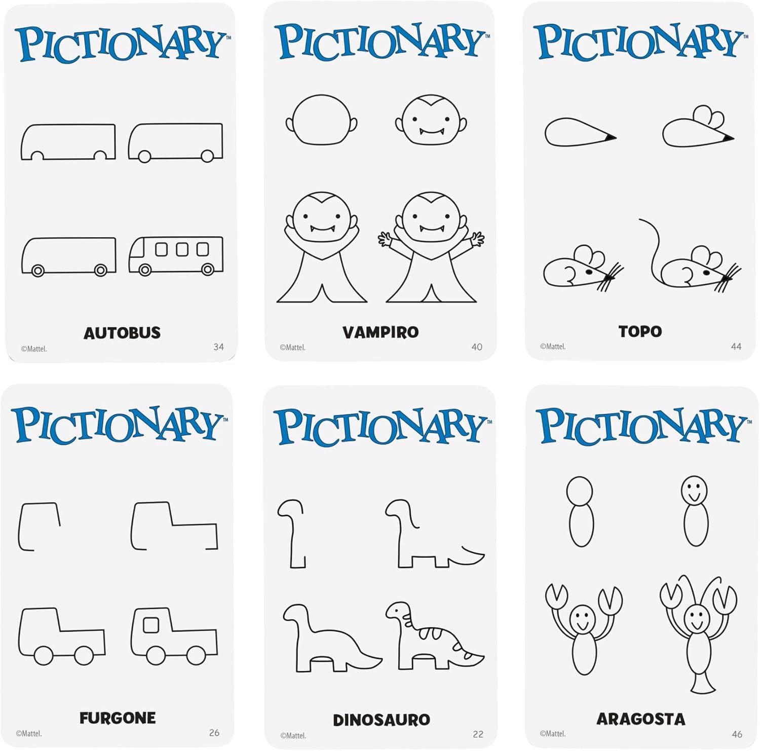 Mattel: Pictionary Core 40Th Anniversary