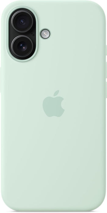 Apple - Back Cover For Mobile Phone - Magsafe Compatibility - Silicone - Aquamarine - For Iphone 16