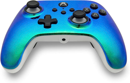 PowerA Advantage controller met kabel voor de Xbox Series X|S - Chroomraptor, gamepad, bedrade videogamecontroller, gamecontroller, Xbox Series X|S