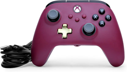Powera - Advantage Plus Wired Controller - Ruby/ Xbox Series X
