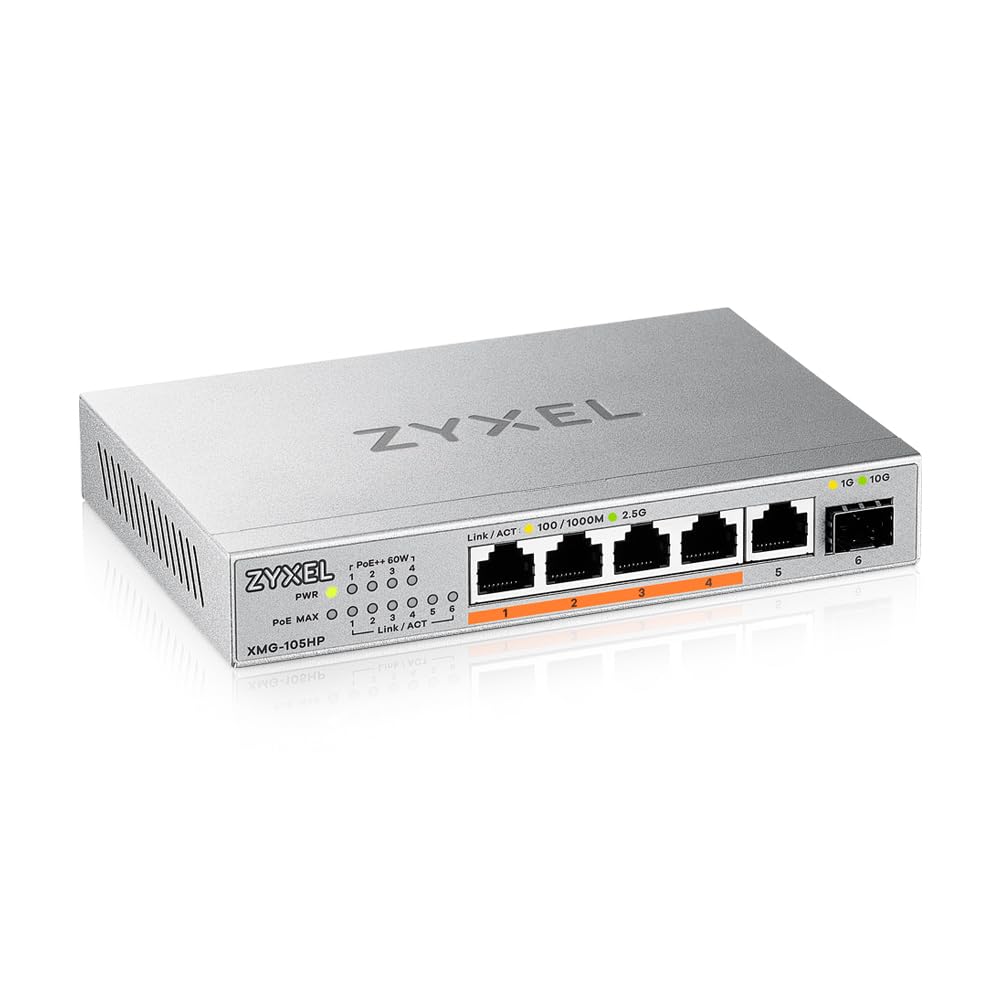 Switch  Unmanaged  5 Porte 2.5Gbe