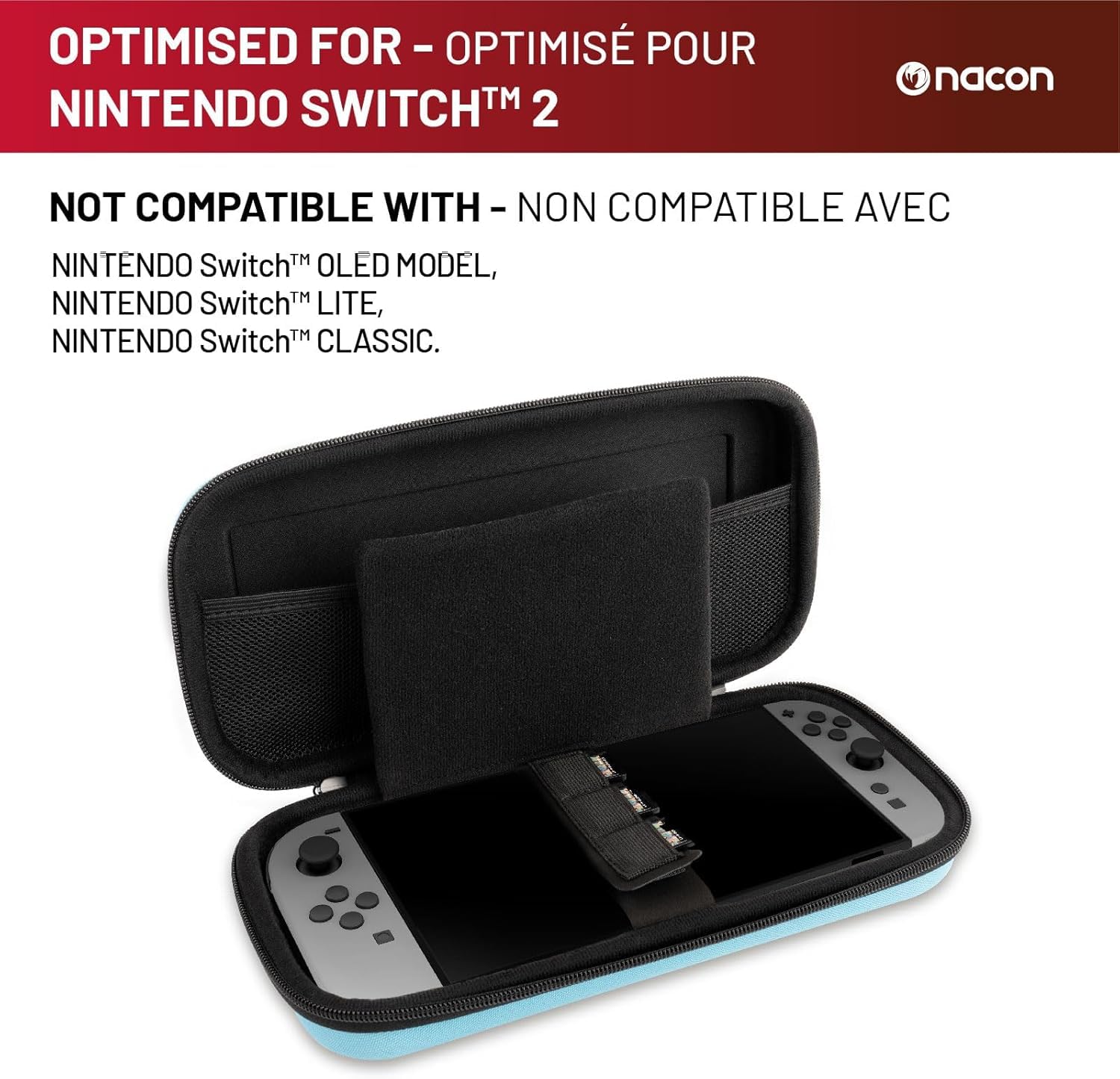 Nintendo Switch 2 - Nacon Beschermhoes Starter Pack (Red) (Switch2)
