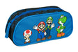 Undercover - Etui Super Mario Blauw met Rits