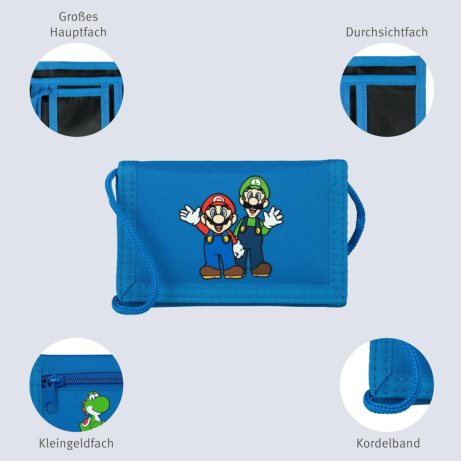 Undercover - Portemonee Super Mario Blauw