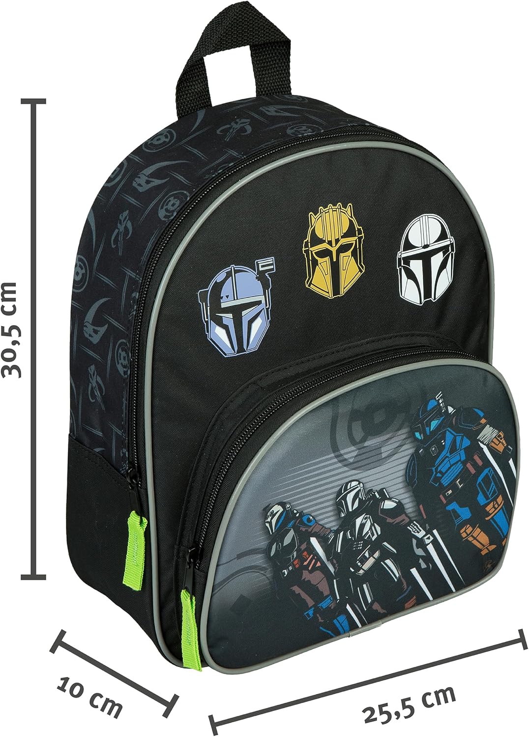 Undercover Rucksack mit Vortasche, Zainetto Unisex-Bambini e Ragazzi, ca. 30,5x25,5x10 cm