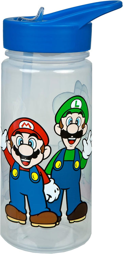 Scooli - Set di stoviglie per Bambini Super Mario - Set Composto da Cestino per Il Pranzo e Borraccia - Ideale per la Scuola o l'asilo - da 4 Anni - in plastica - BPA Free