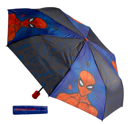 Undercover - faltbarer Regenschirm – Taschenschirm mit Schutzhülle - 94 cm Durchmesser - Leichtgewicht und ideal für Kinderhände