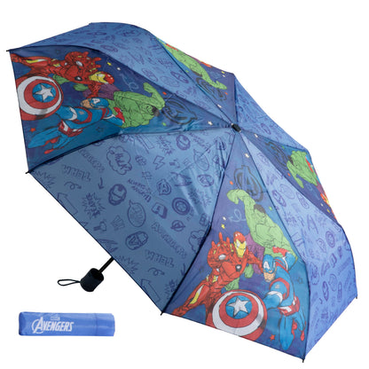 Undercover - Foldable Umbrella - Pocket Umbrella with Protective Cover - 94 cm Diameter - Lightweight and Ideal for Children's Hands