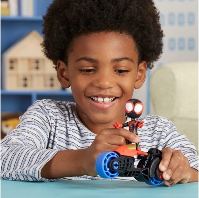 Spidey And His Amazing Friends - Motorcycle & Miles Morales (F7460)