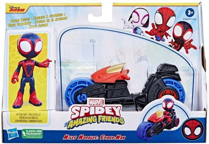 Spidey And His Amazing Friends - Motorcycle & Miles Morales (F7460)