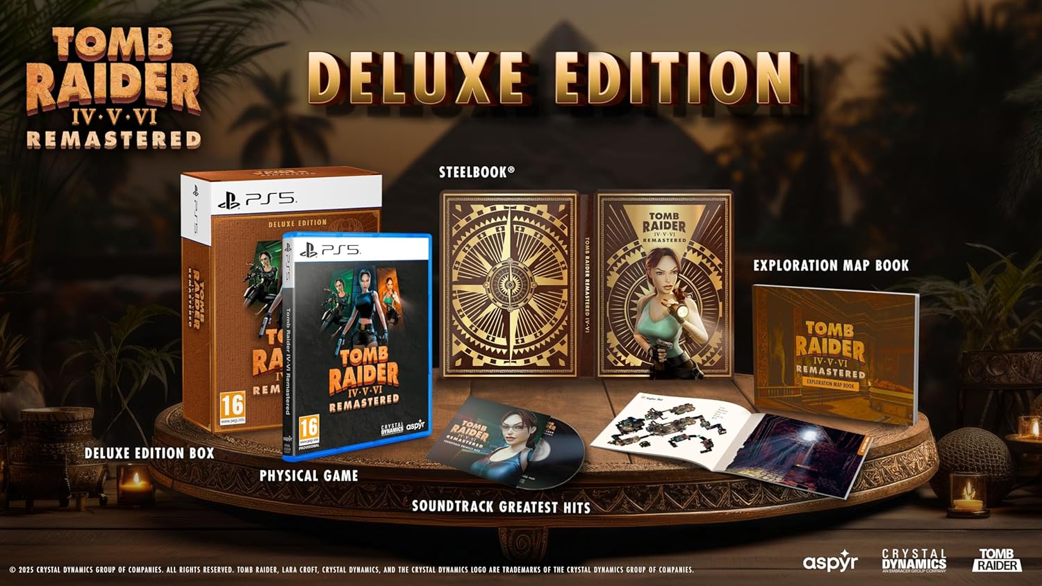 Tomb Raider IV-IV Remastered Starring Lara Croft Deluxe Edition - PS5