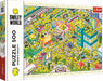 Trefl - Smiley World, Waar is Smiley? - Puzzel 500 stukjes - Glimlach, Blije Gezichten, Emotes, Moderne DIY-puzzel, Plezier, Klassieke puzzels voor volwassenen en kinderen vanaf 10 jaar