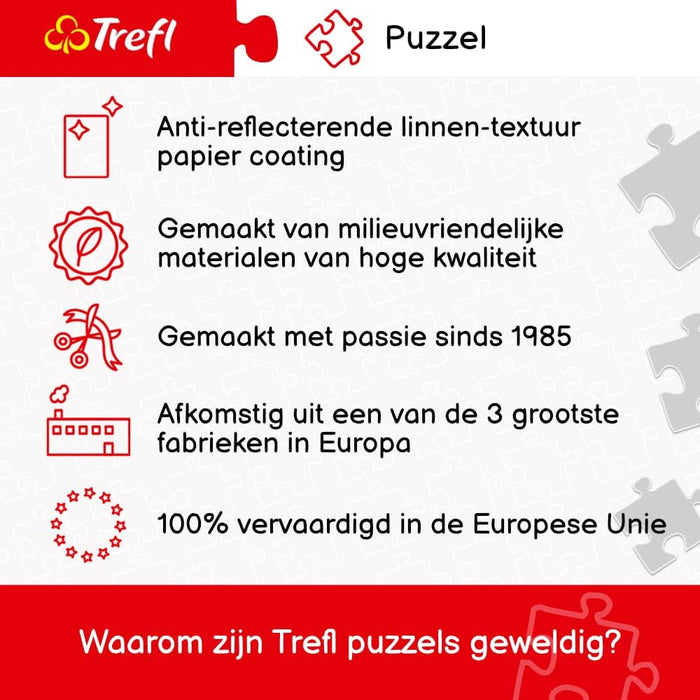 Trefl - Smiley World, Waar is Smiley? - Puzzel 500 stukjes - Glimlach, Blije Gezichten, Emotes, Moderne DIY-puzzel, Plezier, Klassieke puzzels voor volwassenen en kinderen vanaf 10 jaar