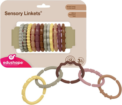 Edushape koppelstukken Basis Boho Chic - 12 stuks