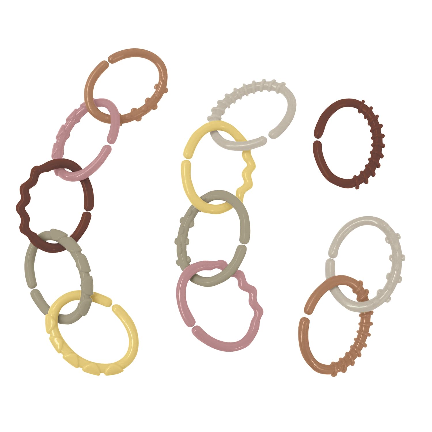 Edushape koppelstukken Basis Boho Chic - 12 stuks