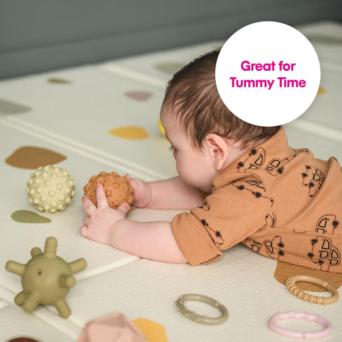 Edushape Sensorische ballen voor baby's, levendige en kleurrijke babyballen en unieke babybal, verbeteren de grove motorische vaardigheden voor kinderen vanaf 6 maanden