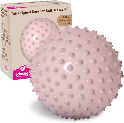 Edushape Originele sensorische bal - 17,8 cm babybal voor de ontwikkeling van grove motorische vaardigheden bij kinderen vanaf 6 maanden - levendig, kleurrijk en uniek