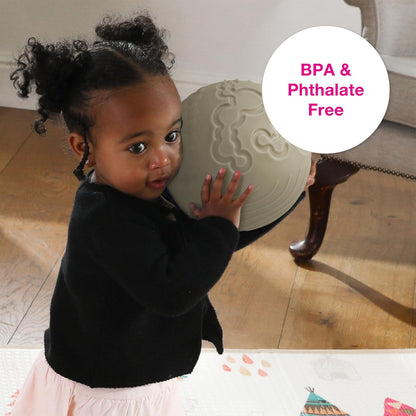 Edushape Texture-iffic sensorische bal voor baby - 17,8 cm babybal voor kinderen met 8 secties van verschillende tactiele patronen