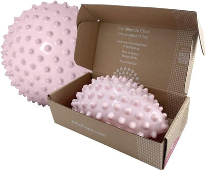 Edushape Originele sensorische bal - 17,8 cm babybal voor de ontwikkeling van grove motorische vaardigheden bij kinderen vanaf 6 maanden - levendig, kleurrijk en uniek