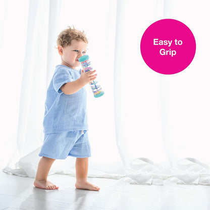 Edushape - Barra antipioggia da 20,3 cm, giocattolo per bambini, tubi sensoriali, strumenti musicali, giocattolo per la pioggia per bambini per lenire i suoni della pioggia, giocattoli perfetti per il