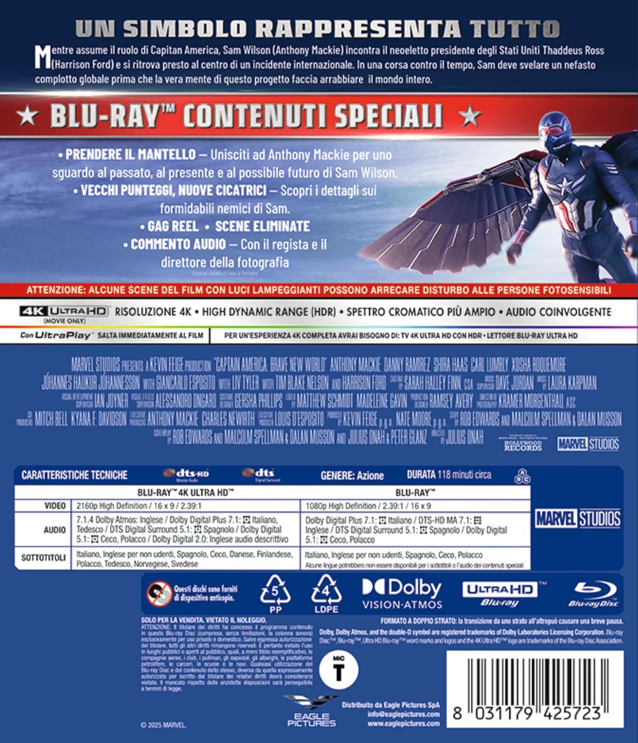 Captain America: Brave New World - 4K (BD 4K + BD HD
