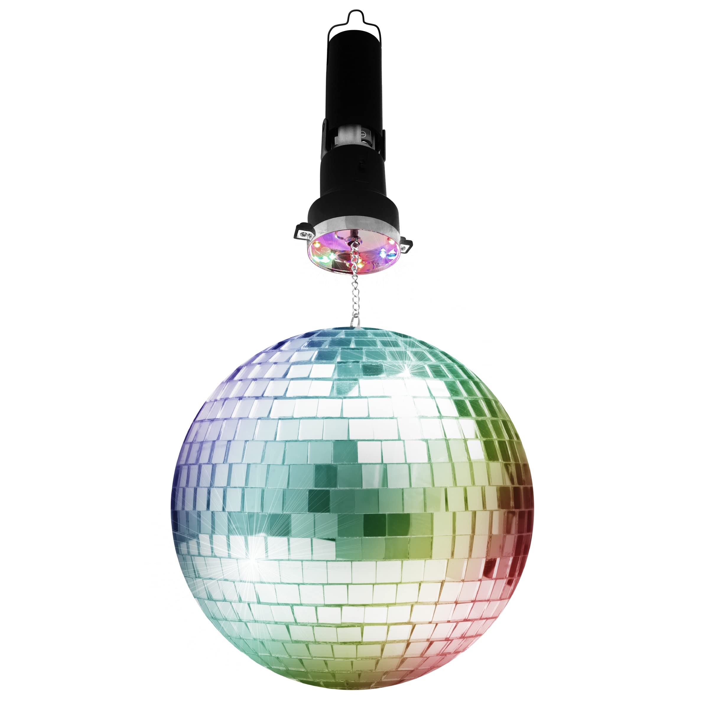 Party Fun Lights - Rotating Mirror Ball With Led And Motor (605209)