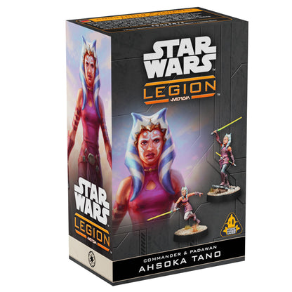 Asmodee Star Wars Legión: Commander & Padawan Ahsoka Tano, Expansión de Miniaturas, A Partir de 14 Años, para 2 Jugadores, 1-2 Horas por Partida, Multilenguaje (Incluye Español