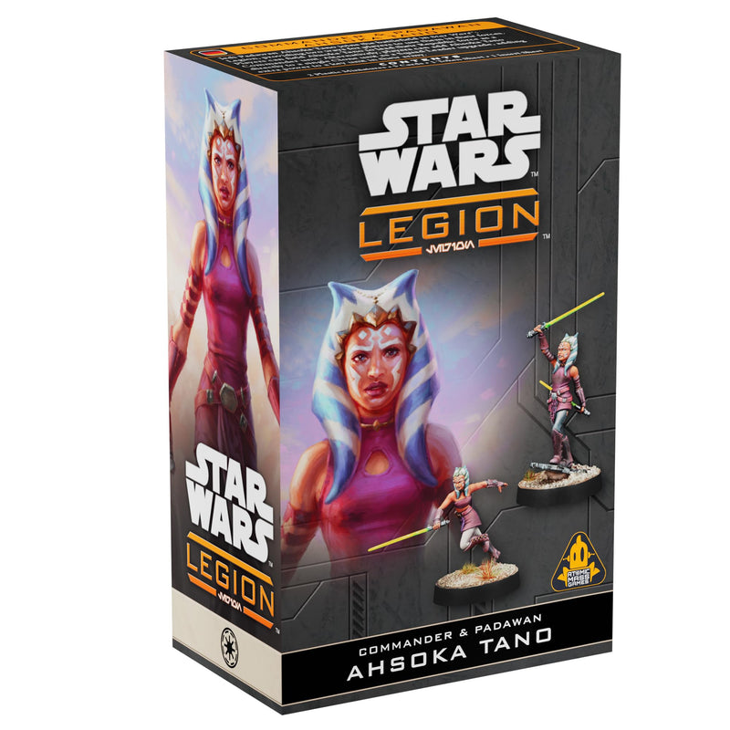 Asmodee Star Wars Legión: Commander & Padawan Ahsoka Tano, Expansión de Miniaturas, A Partir de 14 Años, para 2 Jugadores, 1-2 Horas por Partida, Multilenguaje (Incluye Español