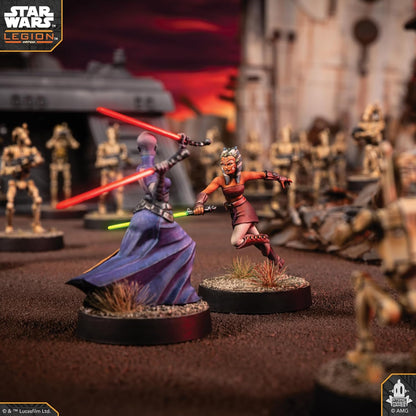 Asmodee Star Wars Legión: Commander & Padawan Ahsoka Tano, Expansión de Miniaturas, A Partir de 14 Años, para 2 Jugadores, 1-2 Horas por Partida, Multilenguaje (Incluye Español