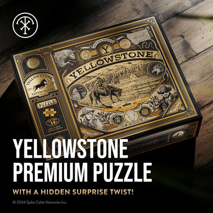 theory11 Yellowstone Puzzle – 1.000 Teile Puzzle – Offiziell lizenzierte Yellowstone Merchandise & Sammlerstücke – präzise Passform und Premium-Qualität – Zwischenpuzzle